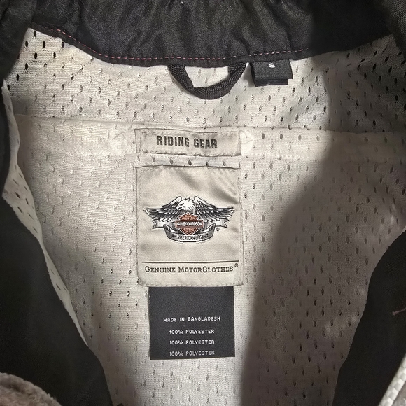 Vintage Womans Harley Davidson Riding Jacket Size Small - Picture 4 of 4